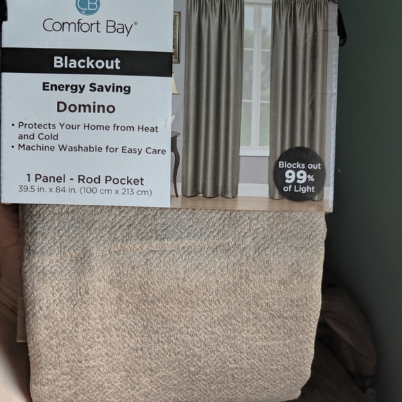 Comfort Bay | Accents | New Set Of Two Comfort Bay Blackout Curtains